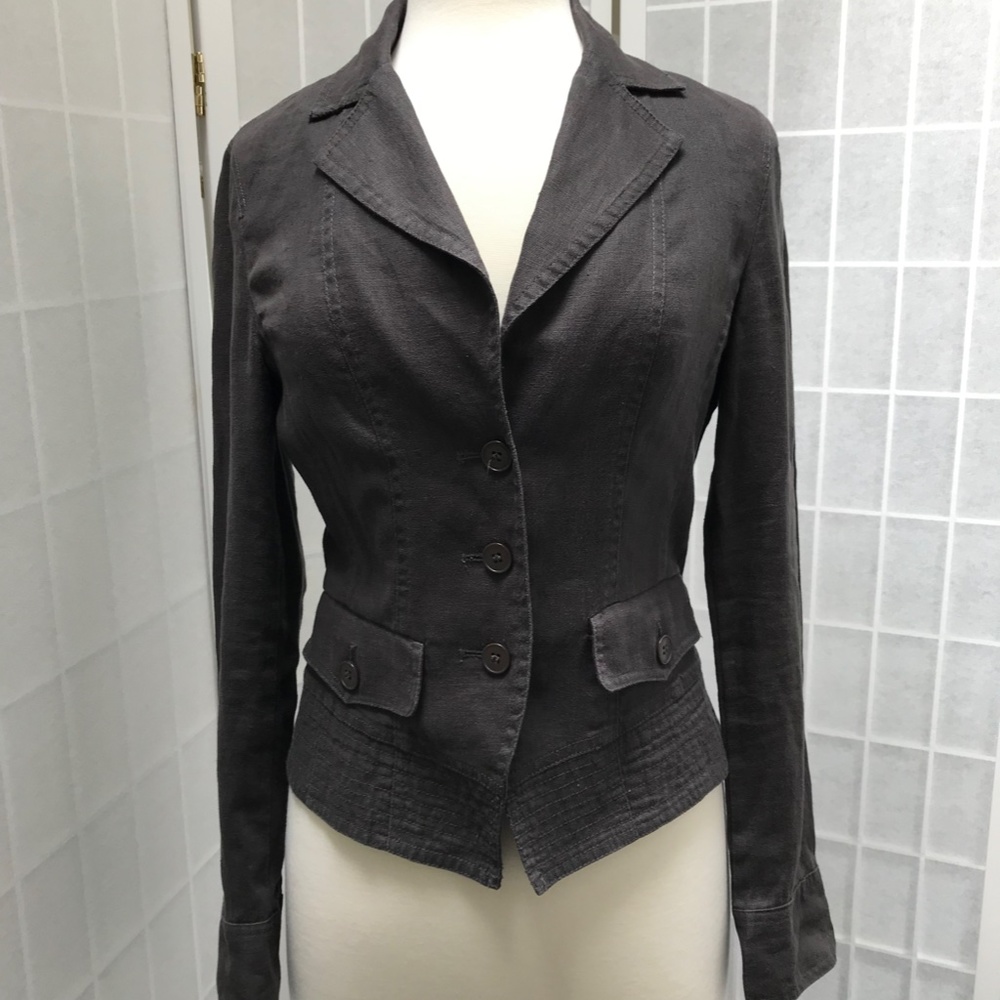 Kapalua 100% Linen 3-button Women'sJacket Size 4/6